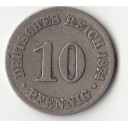 GERMANIA  10 Pfennig 1874 Zecca C